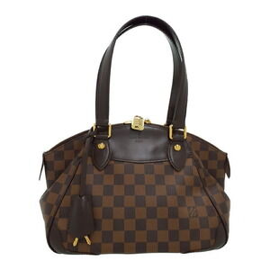 Louis Vuitton Damier Ebene Brown Verona Semi Shoulder Bag